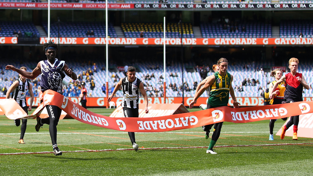 Teenagers upstage players in Grand Final Sprint