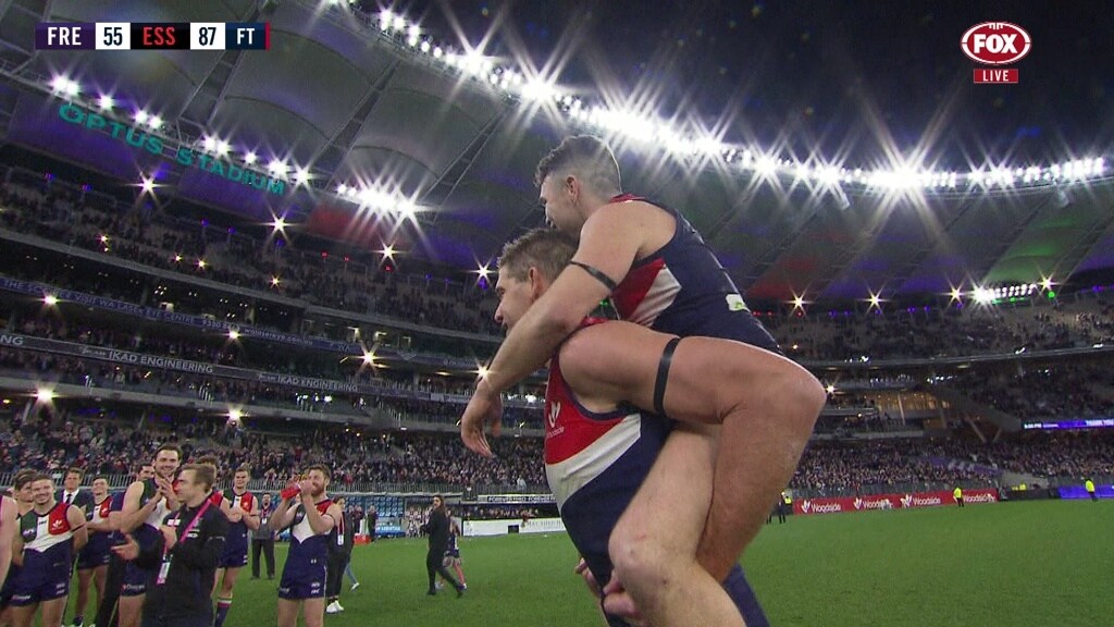 Freo Case Freo give a new look to being chaired off
