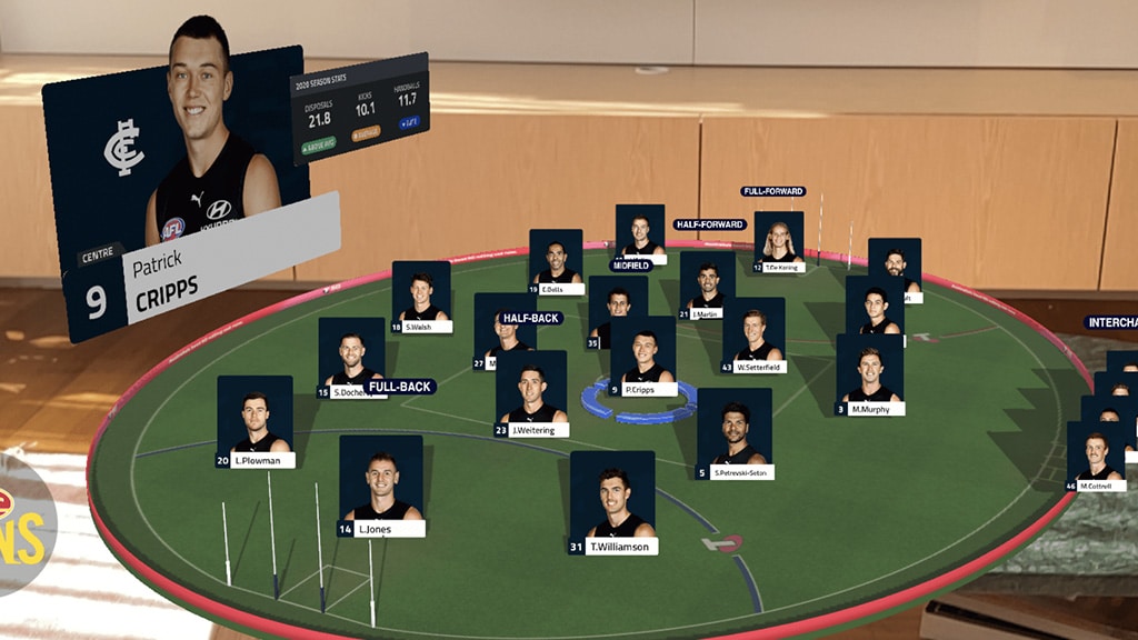 Heads up! Augmented Reality debuts on Official AFL Live App in world ...