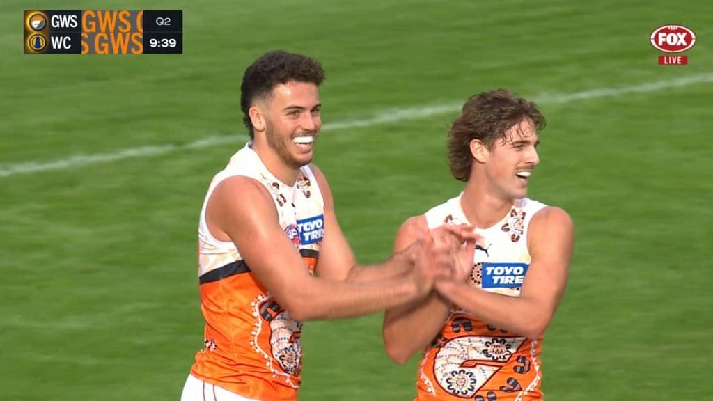 Riccardi records his first as Giants go coast to coast in a flash