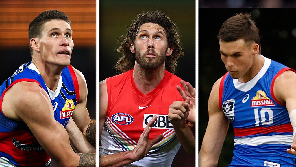 TEAMS: Dogs shake up big men, Swans' ruck shock