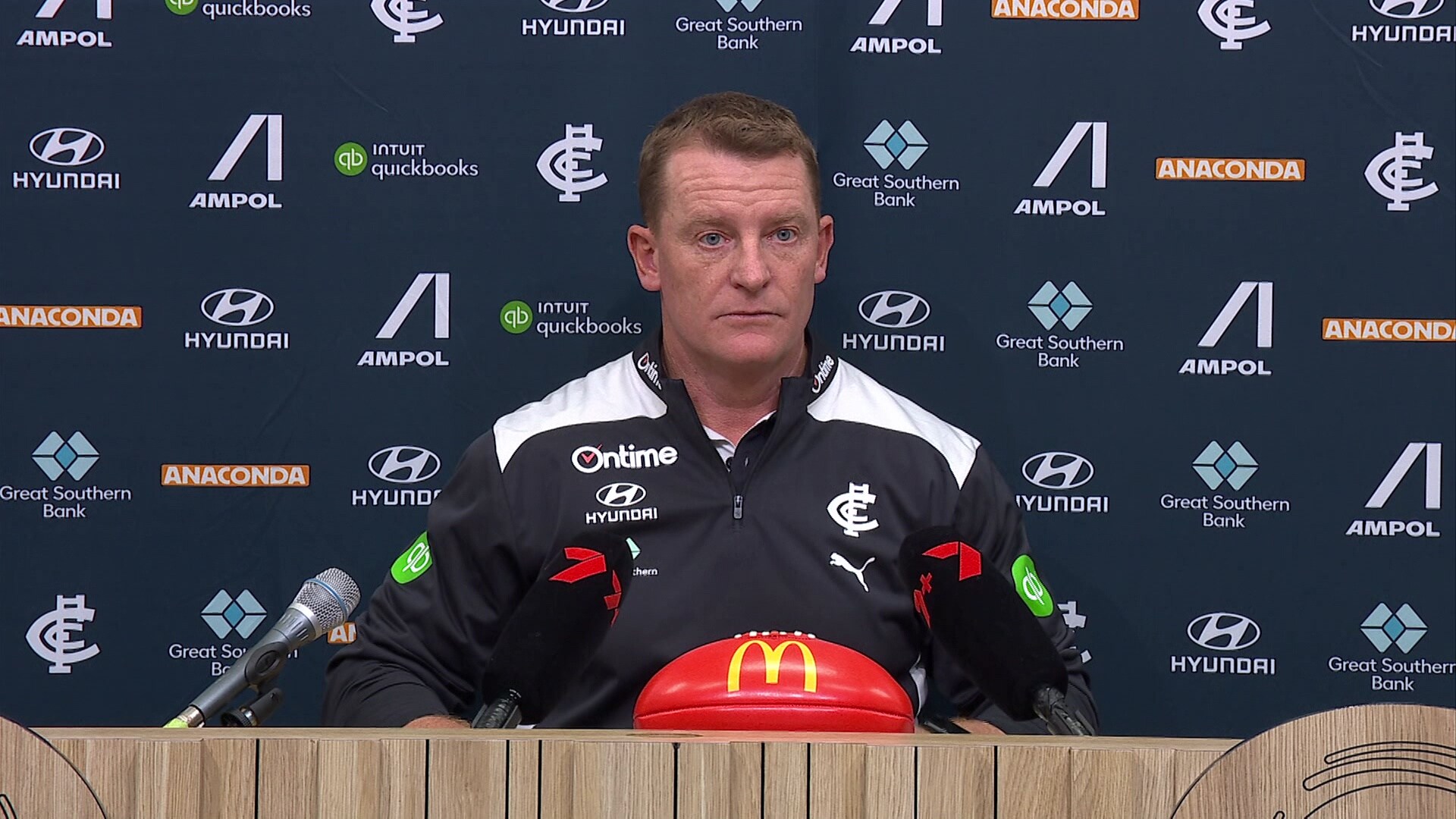 Voss post-match, R17: 'We have to cop it because we can't tolerate that'