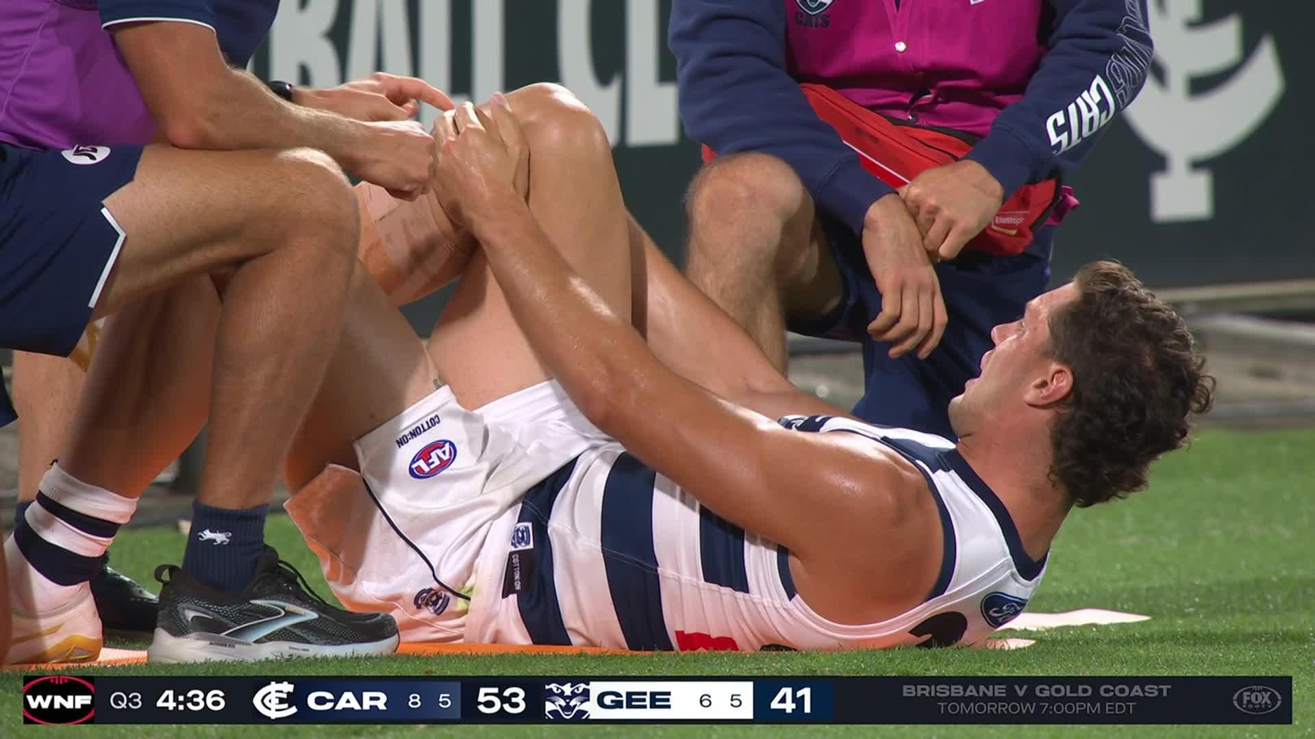 Jagga Smith during Carlton vs Geelong pre-season match