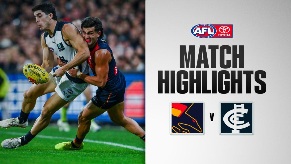 Highlights: Adelaide v Carlton