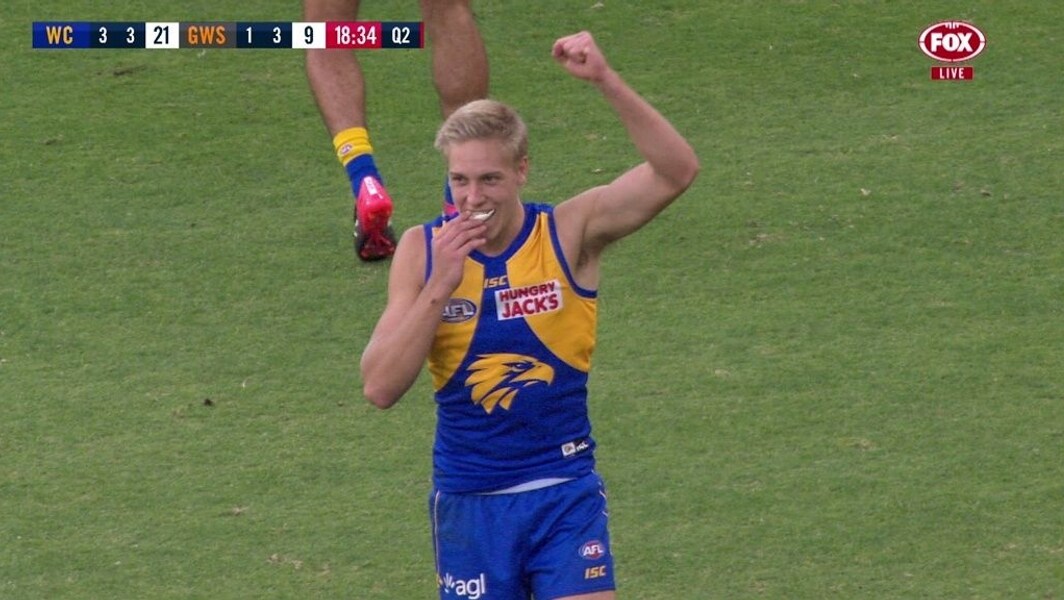 Allen Scores And The Ump Goes Down