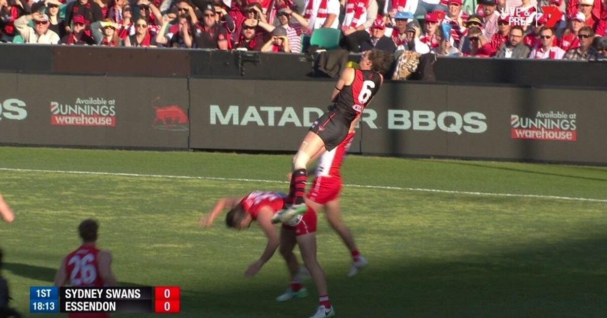 Jumping Joe takes a screamer