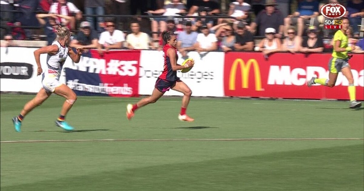 AFLW Newman's goal of the year contender AFLW Newman's goal of the year contender