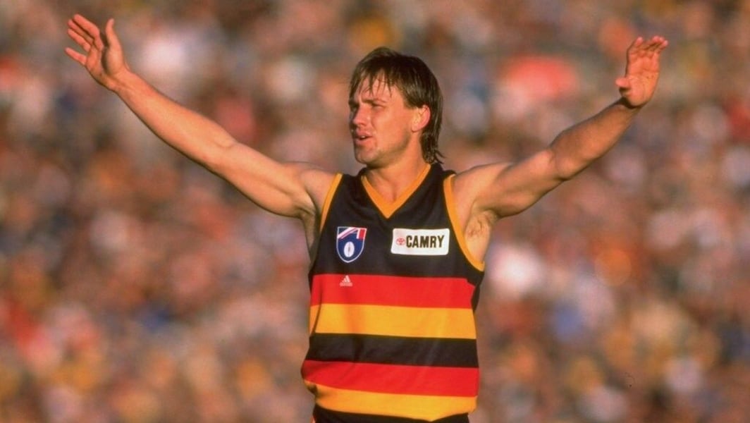 Beatlemania and Bradman all in one, Tony Modra remains an Adelaide icon