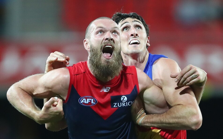 He Was Very Very Close Melbourne S Star Big Man Max Gawn To Miss Again