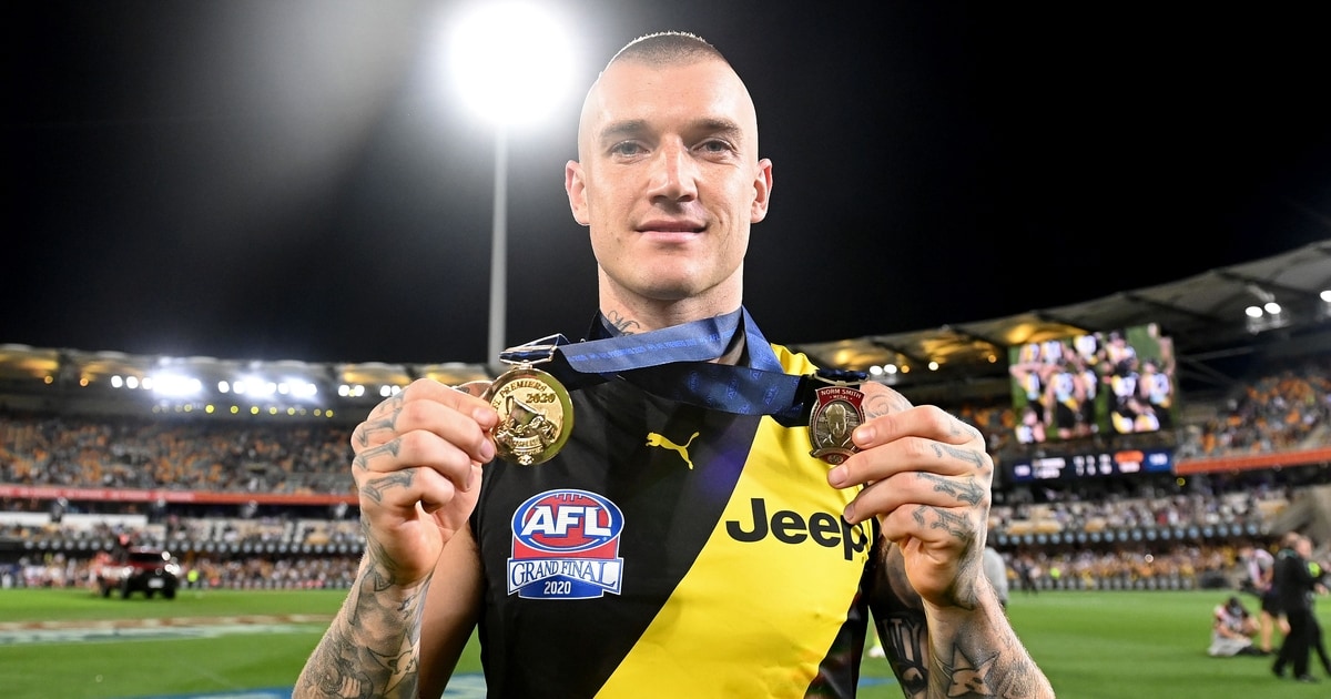 Dusty's legend grows with historic third Norm Smith Medal Dusty's legend grows with historic third Norm Smith Medal