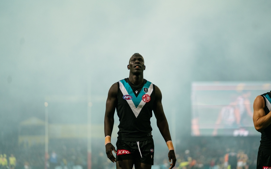 Port Adelaide S Aliir Aliir Preparing For Clash Against Former Side Sydney