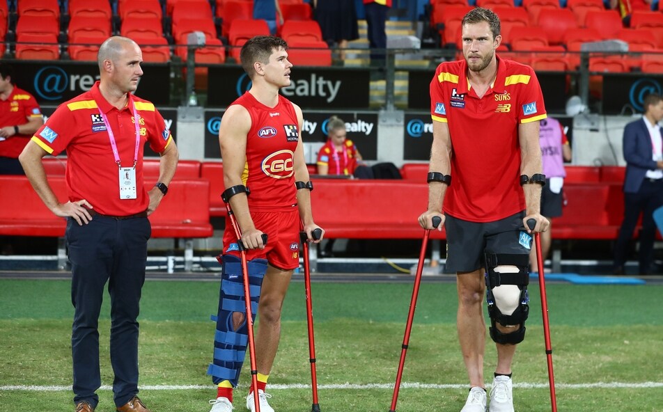 Suns Coach Stuart Dew Faces Tricky Call On Important Bookends Sam Day And Sam Collins For Port Adelaide Clash