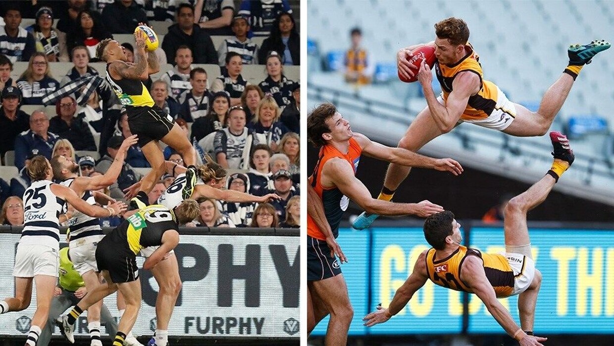 Best Of 2021 High Flying Marks From The Afl Season