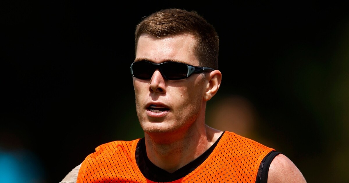 The sunglasses are GO AFL approves Collingwood Magpie Mason Cox's bold