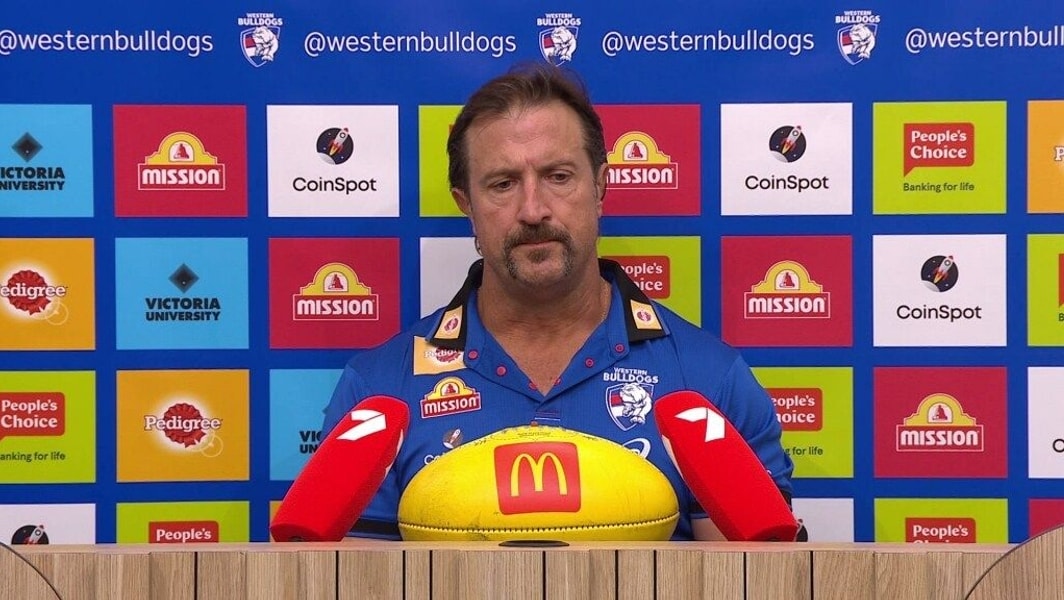 You're an embarrassment': Luke Beveridge's extraordinary post-match presser