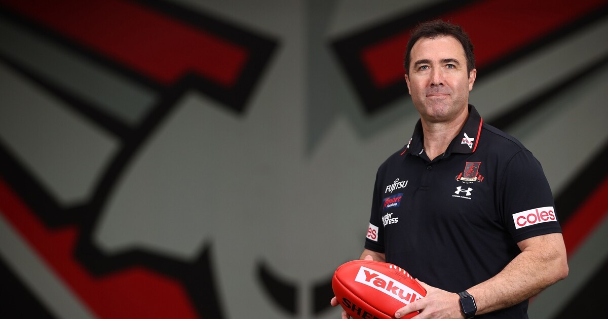 New Essendon coach Brad Scott speaks for the first time