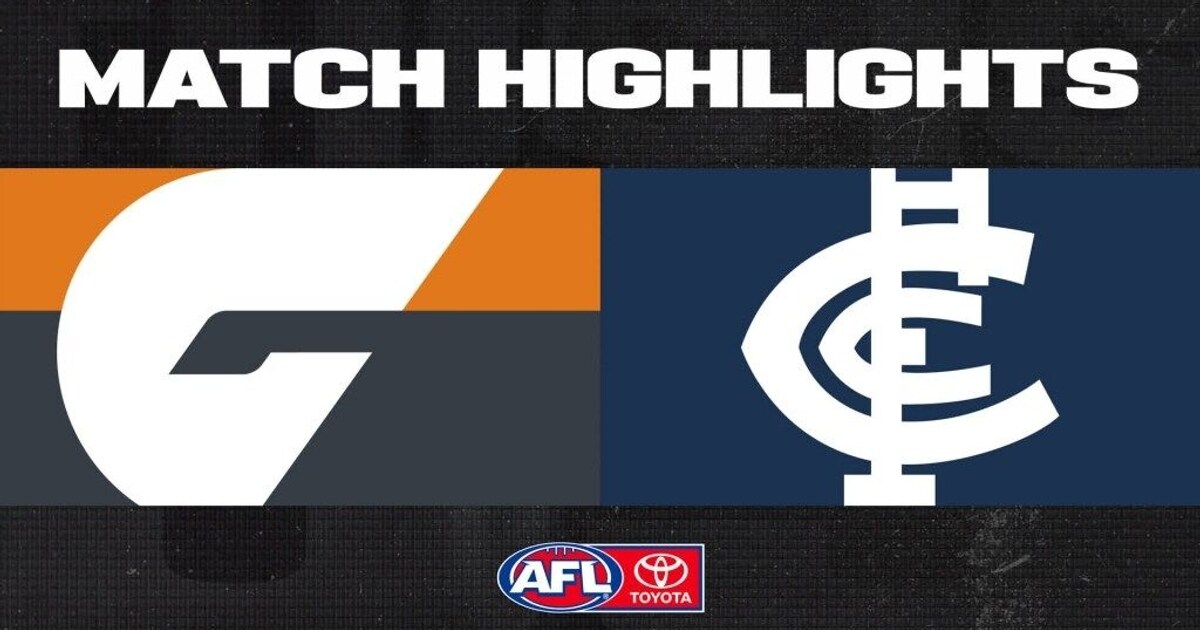 Highlights GWS v Carlton