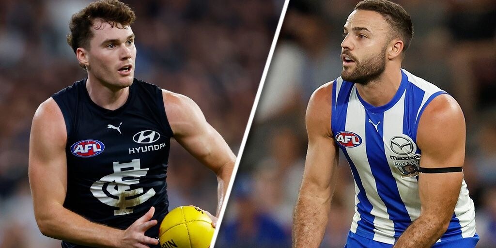 Carlton Blues mid Blake Acres, North Melbourne Kangaroos defender Griffin Logue challenge bans at Tribunal - Vimarsana News