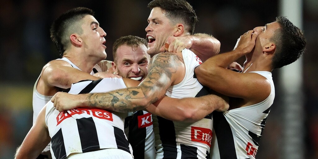 Pies from the skies again: Collingwood edges Adelaide Crows in thriller - Vimarsana News