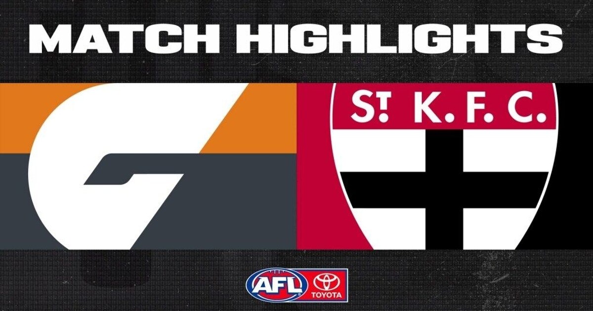 Highlights GWS v St Kilda