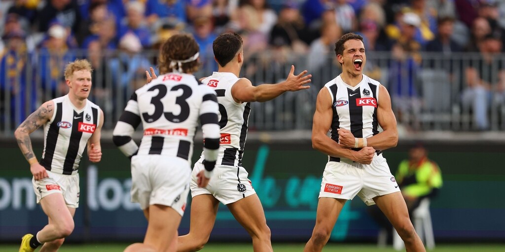 Match report: West Coast Eagles gallant, but Collingwood Magpies soar in the west to stay clear on top - Vimarsana News
