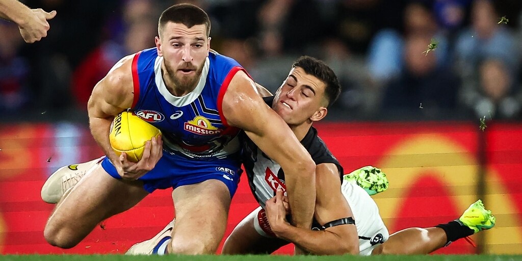 Can Pies continue winning ways against red-hot Dogs. Follow LIVE from 7.50pm AEST - Vimarsana News