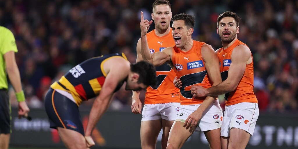 GWS Giants hand Adelaide Crows a rare home loss in finals statement - Vimarsana News