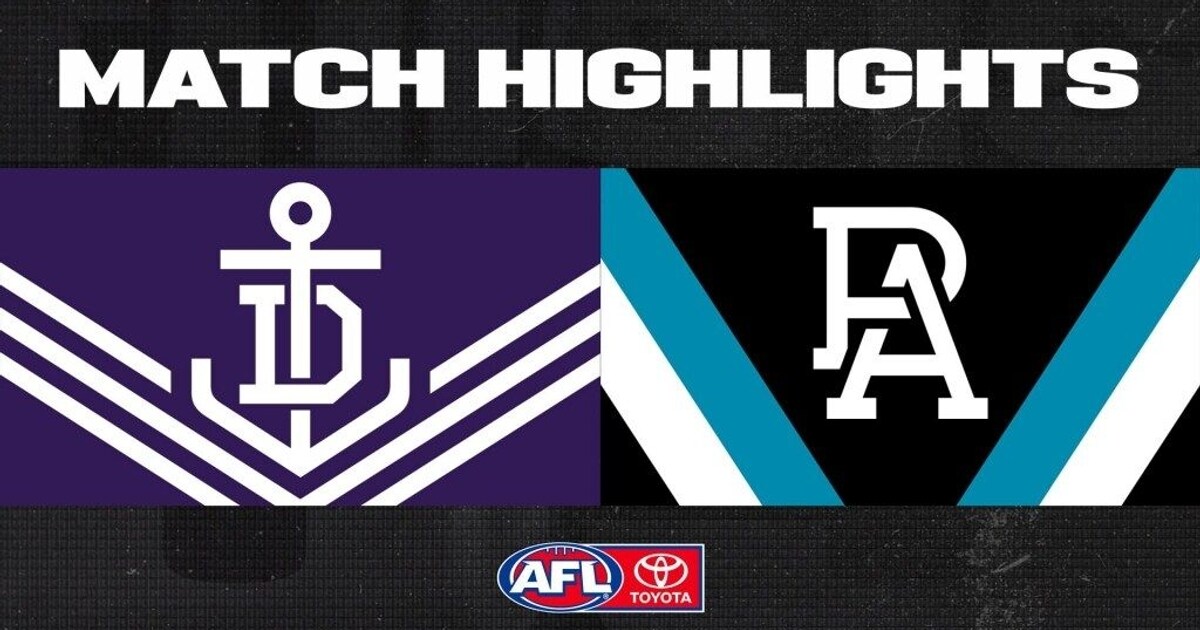Highlights Fremantle v Port Adelaide