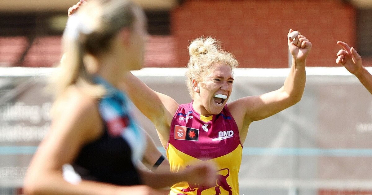 Dakota Davidson bags four to steer Brisbane Lions past Port Adelaide