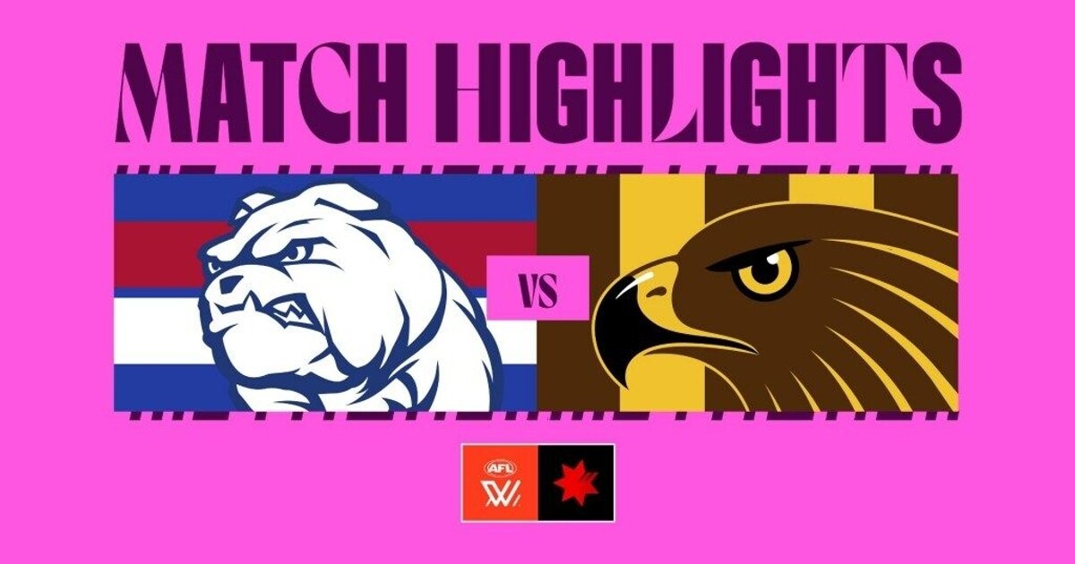 AFLW Highlights Western Bulldogs v Hawthorn