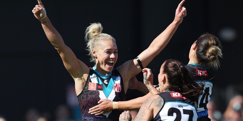 Match report: Inspired Port Adelaide Power send pioneer Erin Phillips out a winner with Greater Western Sydney Giants shellacking - Vimarsana News