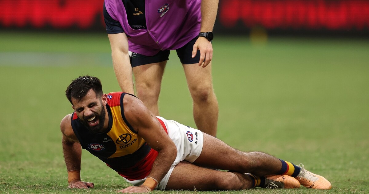 Injury-prone Adelaide Crow Wayne Milera suffers season-ending knee injury