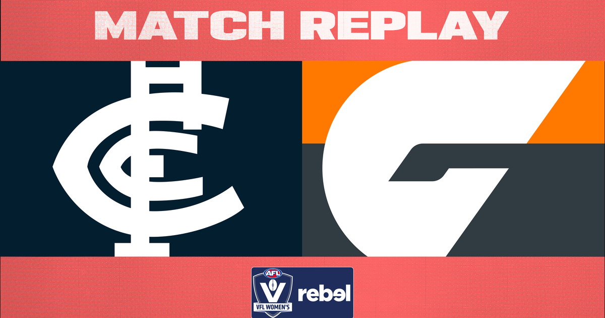 VFLW Match Replay, R3 Carlton v GWS