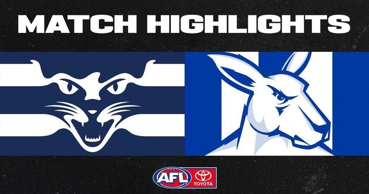 Highlights Geelong v North Melbourne