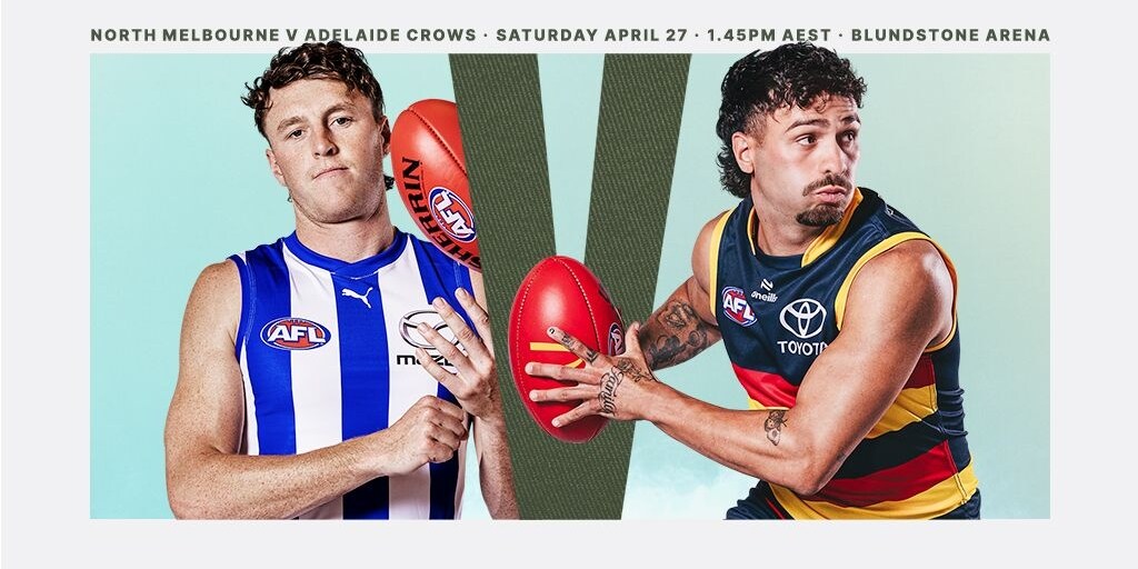 Follow it LIVE: North Melbourne Kangaroos v Adelaide Crows; Geelong Cats v Carlton Blues; Fremantle Dockers v Western Bulldogs - Vimarsana News