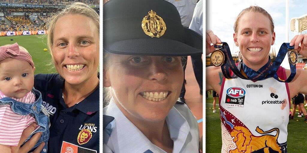 Soldier, footy player, mother: The many sides of Brisbane AFLW's Kate Lutkins - Vimarsana News