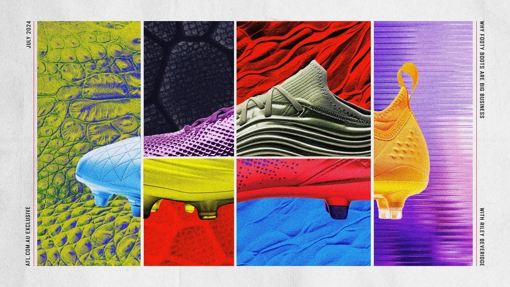 Studs, screw-ins, decisions and deals: Why footy boots are big business