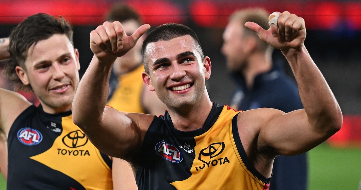 High praise for electric Adelaide Crows forward Josh Rachele after ...