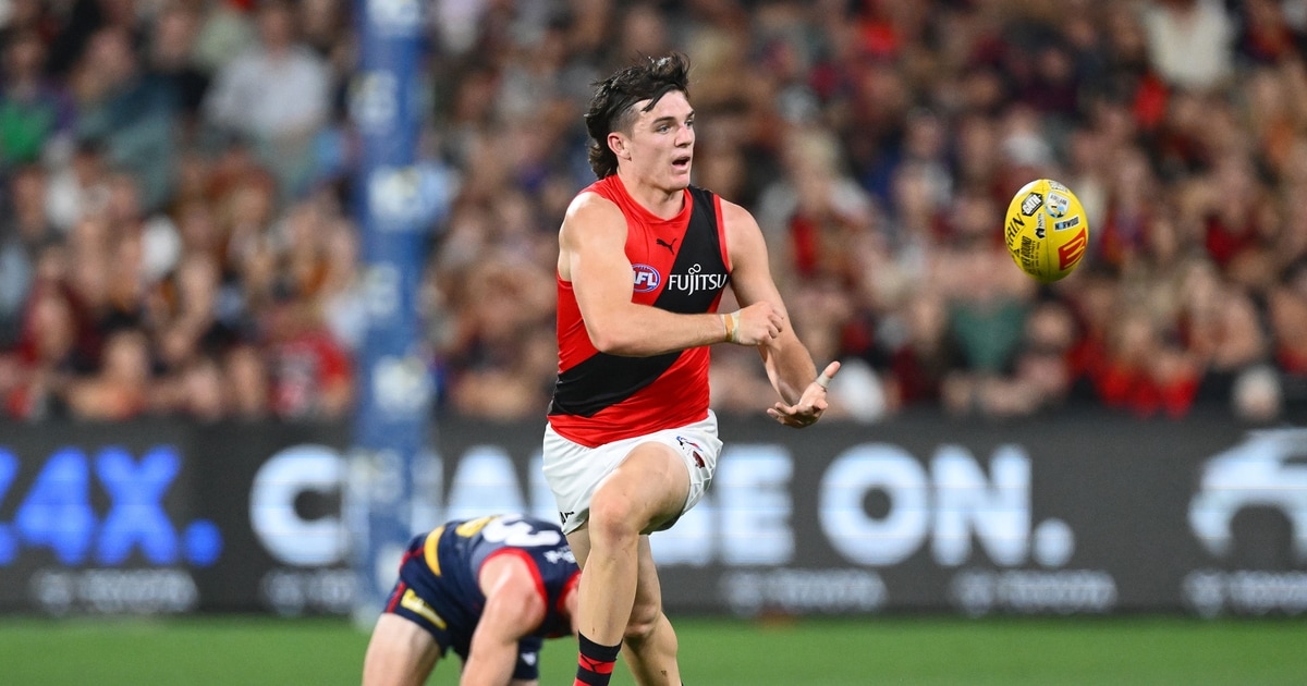 Tough Essendon Bomber Archie Roberts earns Telstra AFL Rising Star nod ...