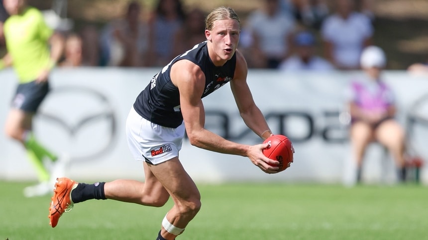 Carlton's Billy Wilson in action during the 2025 Smithy's VFL season. Picture: Rob Lawson/AFL Photos