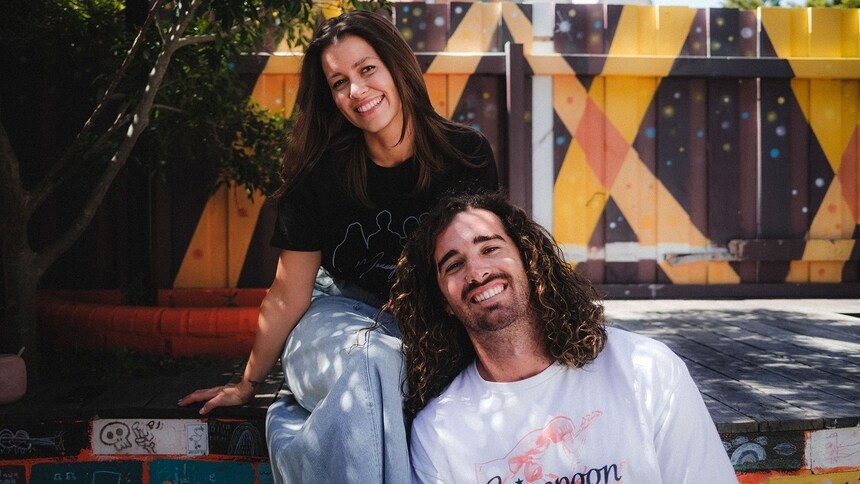 Bridget Hustwaite and Alex Pearce. Picture: Andrew Briggs