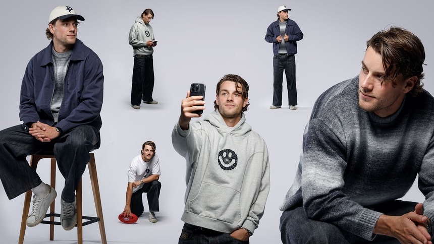 Collingwood's Pat Lipinski. Pictures: AFL Photos