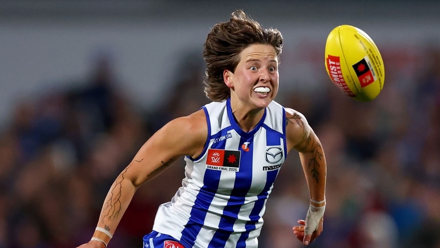 Tess Craven during the AFLW Grand Final between North Melbourne and Brisbane at Ikon Park, November 29, 2025. Picture: AFL Photos