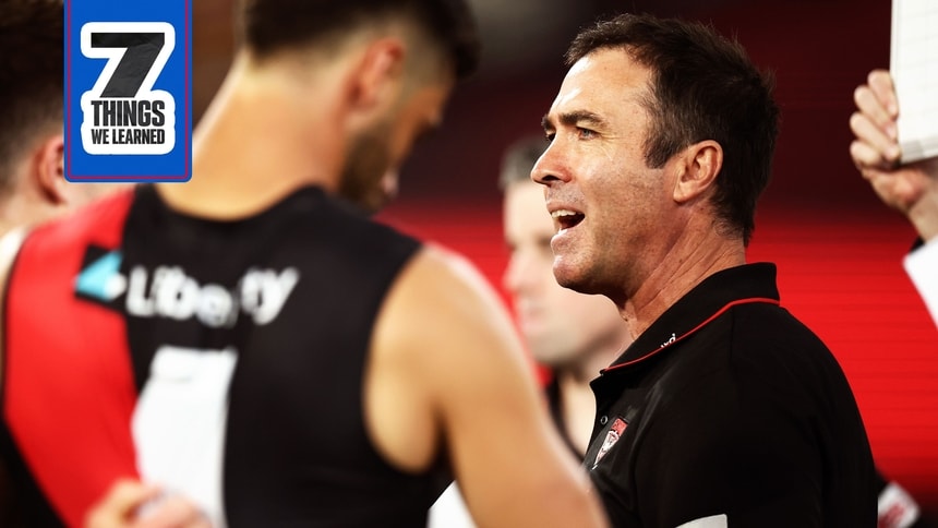 Brad Scott during Essendon's loss to Hawthorn in R1, 2026. Picture: AFL Photos