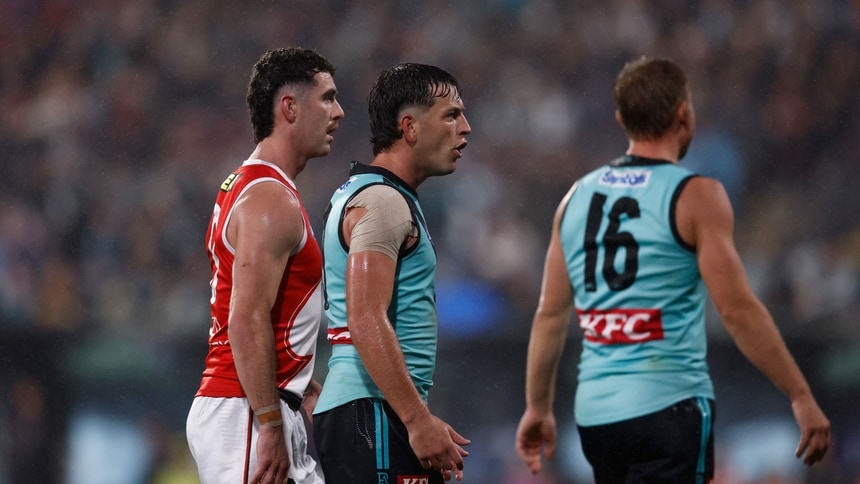 Zak Butters during Port Adelaide's game against St Kilda in Gather Round, 2026. Picture: AFL Photos