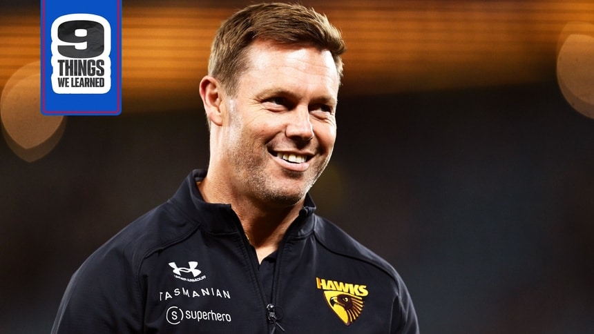 Sam Mitchell during Hawthorn's match against Port Adelaide in R6, 2026. Picture: AFL Photos