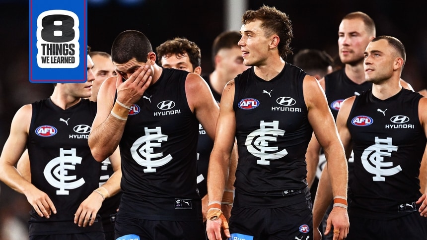 Players after the round eight match between Carlton and St Kilda at Marvel Stadium, May 2, 2026. Picture: Getty Images
