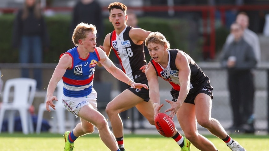 Alix Tauru during the VFL match between St Kilda and the Western Bulldogs on June 21, 2026. Picture: AFL Photos