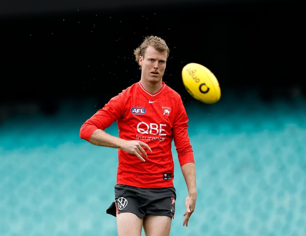 Nick Blakey meets Gold Coast coach in Melbourne amid trade interest