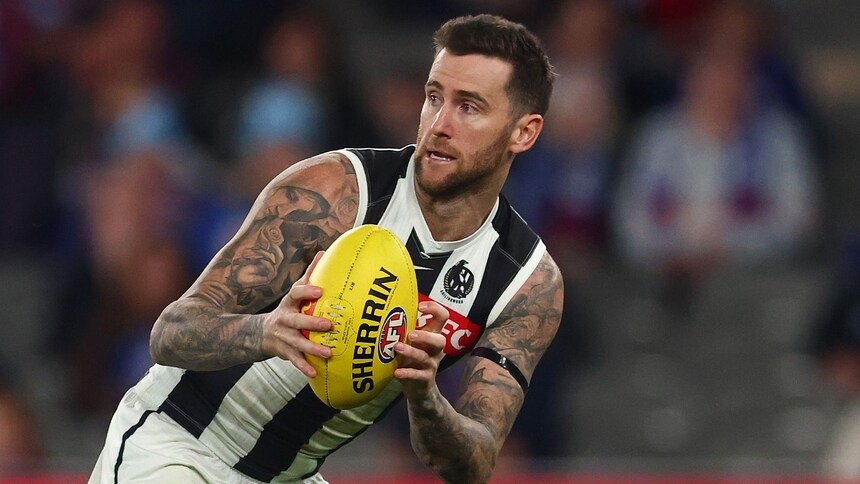 Jeremy Howe during Collingwood's match against the Western Bulldogs in R12, 2026. Picture: AFL Photos